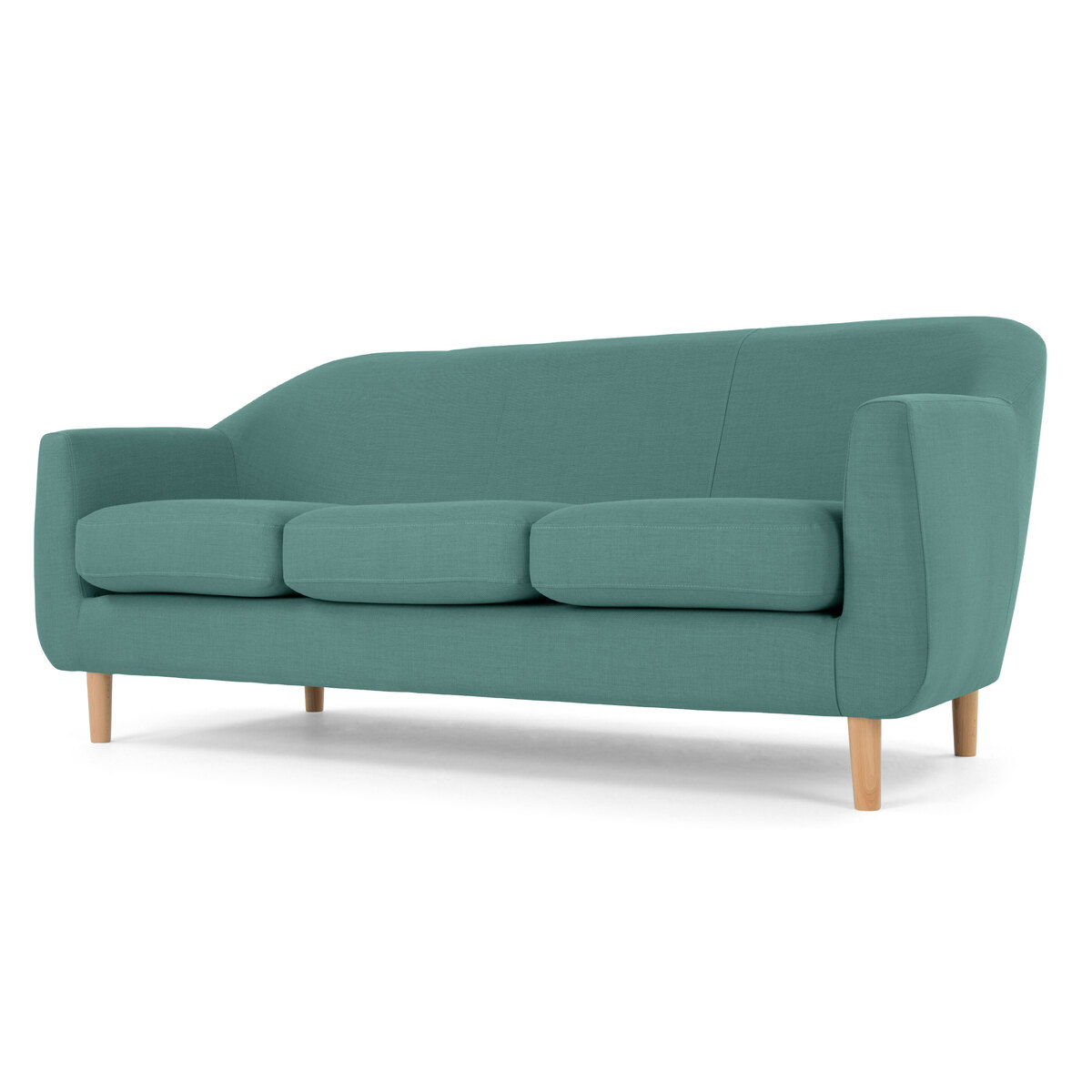 Tubby 3 Seater Sofa, Soft Teal – image 2