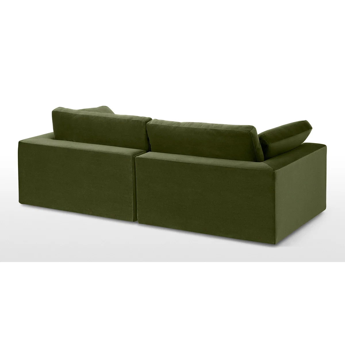 Samona 3 Seater Sofa, Pistachio Green Velvet – image 5