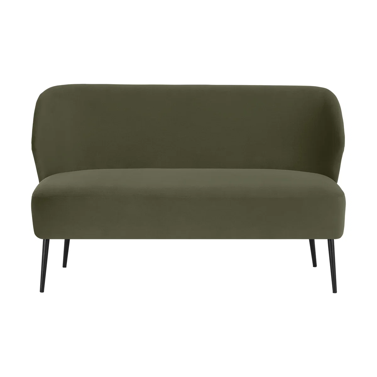 Topeka 2 Seater Sofa, Sycamore Green Velvet – image 1