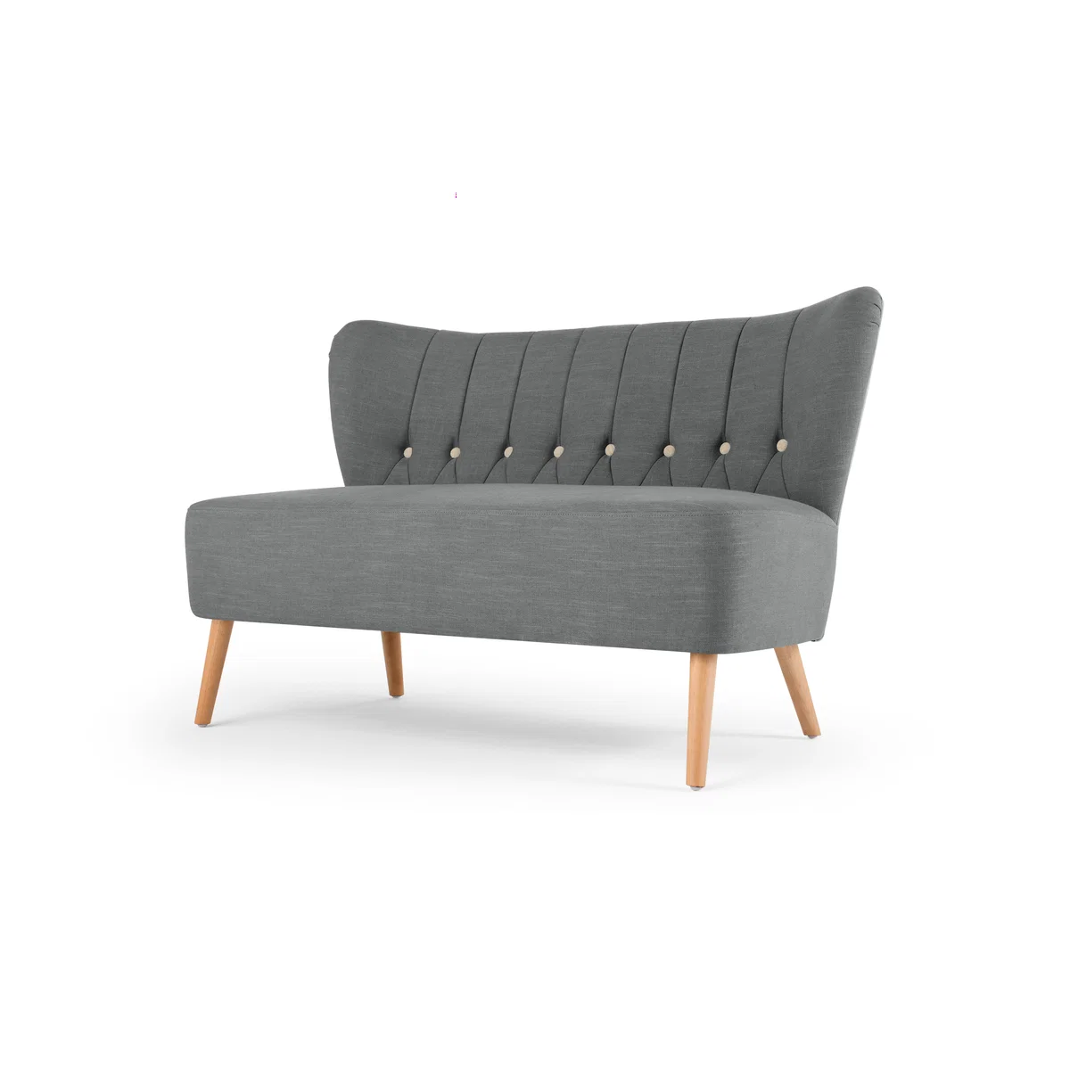 Charley 2 Seater Sofa, Graphite Grey – image 2