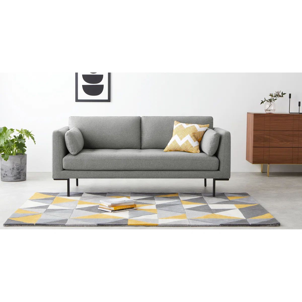 Harlow Large 2 Seater Sofa, Mountain Grey – image 3