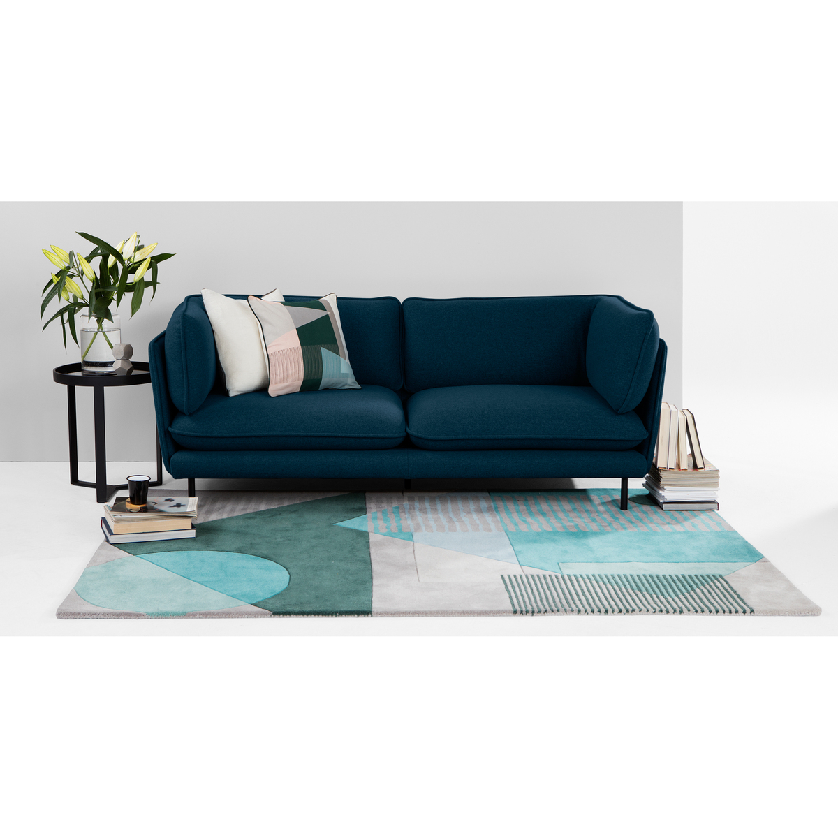 Wes 3 Seater Sofa, Elite Teal – image 2