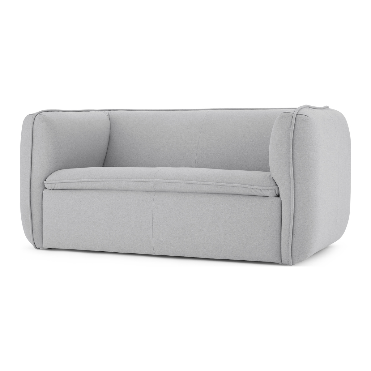 Berko 2 Seater Sofa, Chalk Grey Cotton – image 1