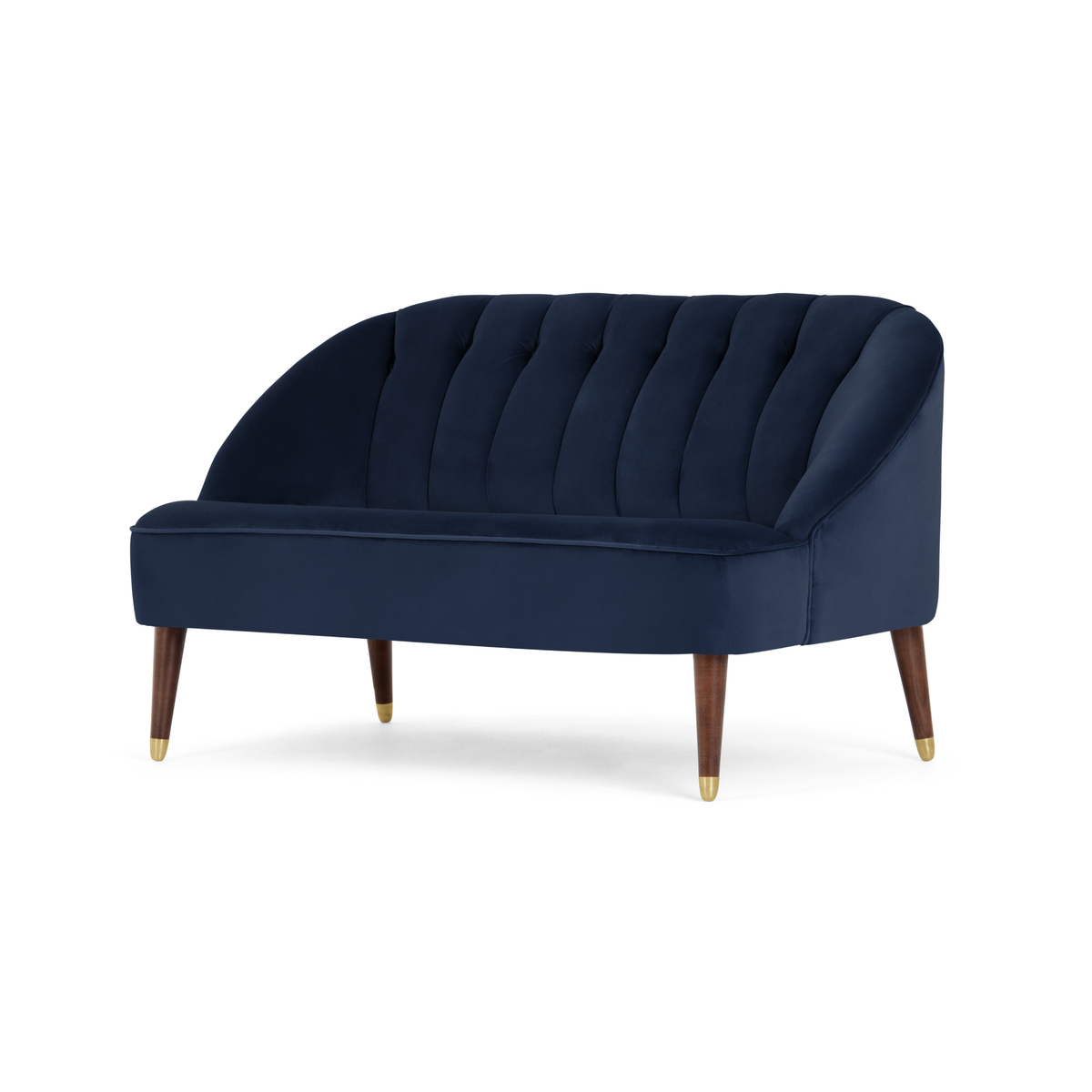 Margot 2 Seat sofa, Imperial Blue Velvet – image 2