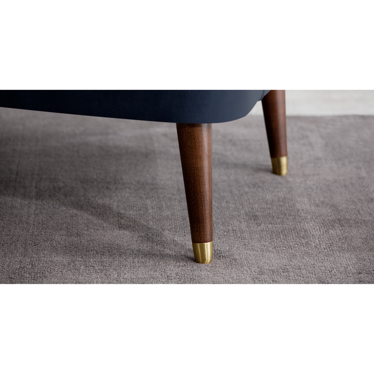 Margot 2 Seat sofa, Imperial Blue Velvet – image 4