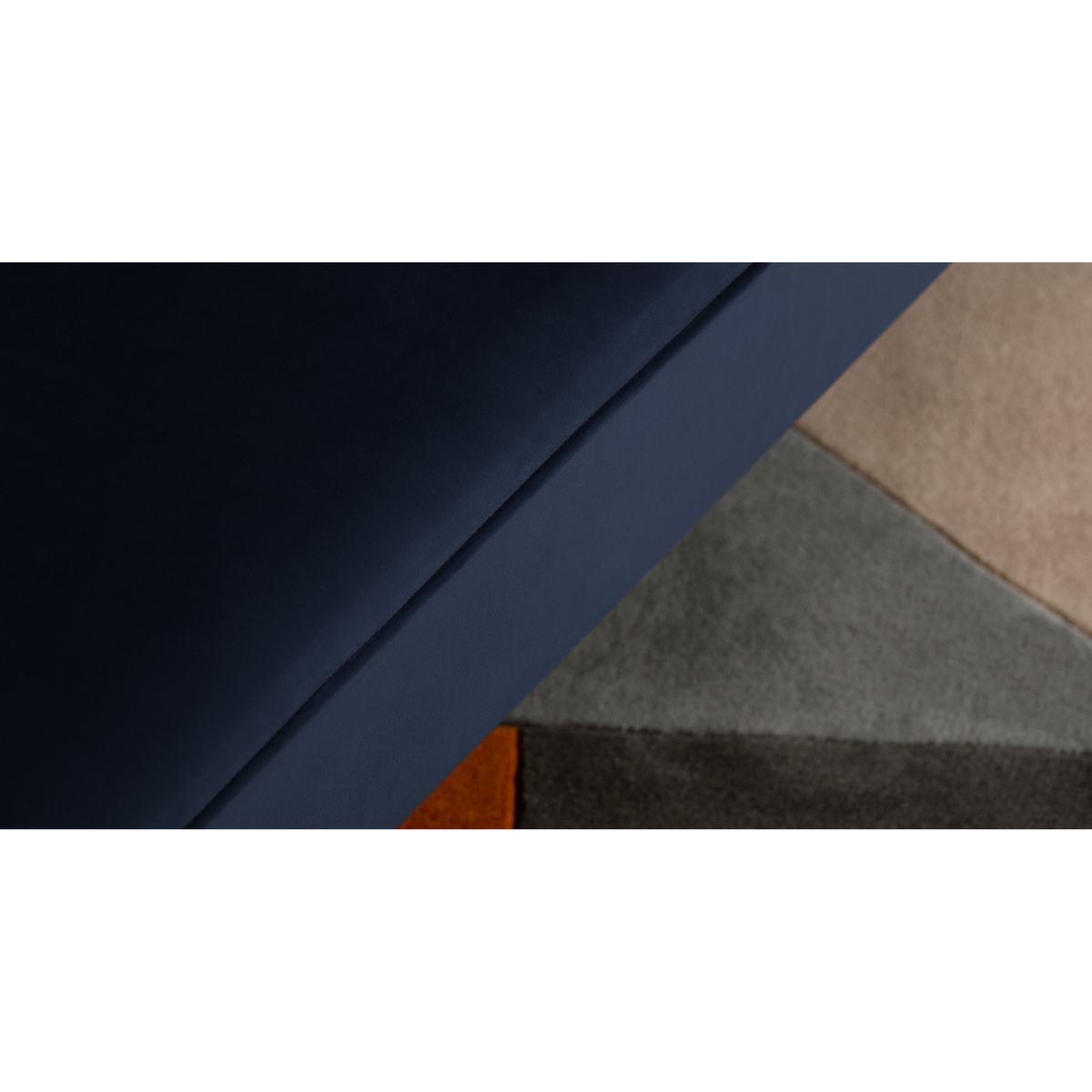 Margot 2 Seat sofa, Imperial Blue Velvet – image 6