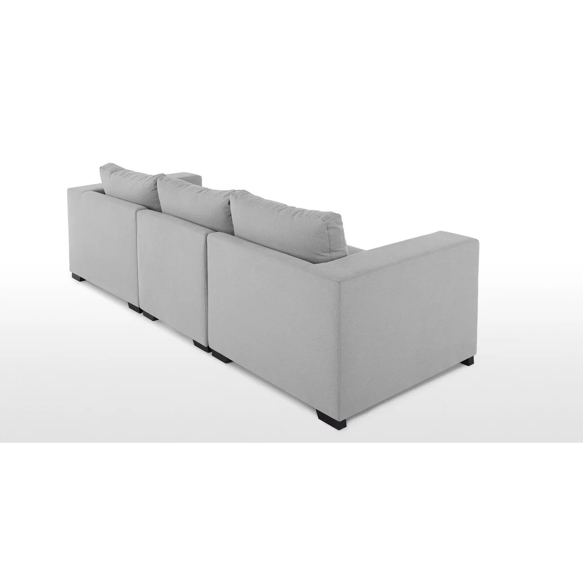 Mortimer 4 Seater Modular Sofa, Chalk Grey Cotton – image 5