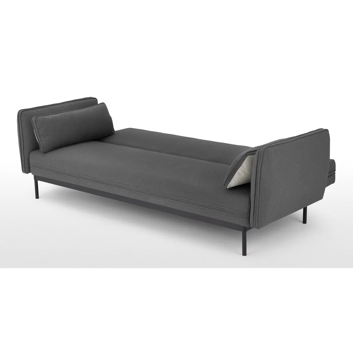 Shay Click Clack Sofa Bed, Marl Grey – image 6