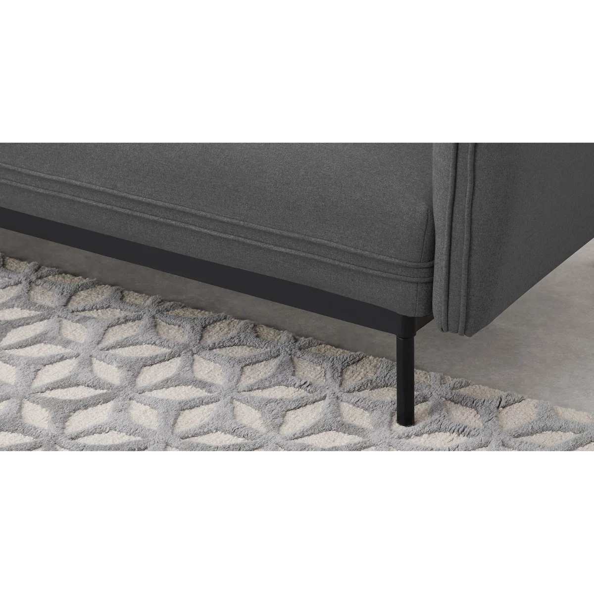 Shay Click Clack Sofa Bed, Marl Grey – image 7