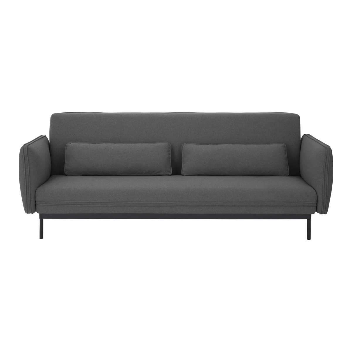 Shay Click Clack Sofa Bed, Marl Grey – image 2