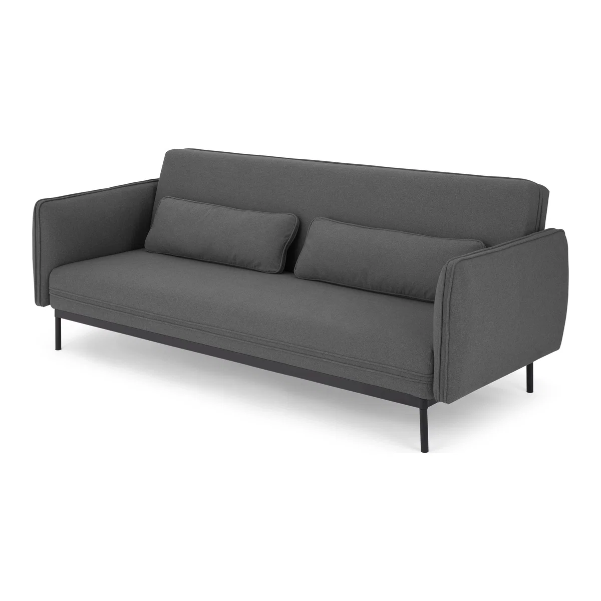 Shay Click Clack Sofa Bed, Marl Grey – image 1
