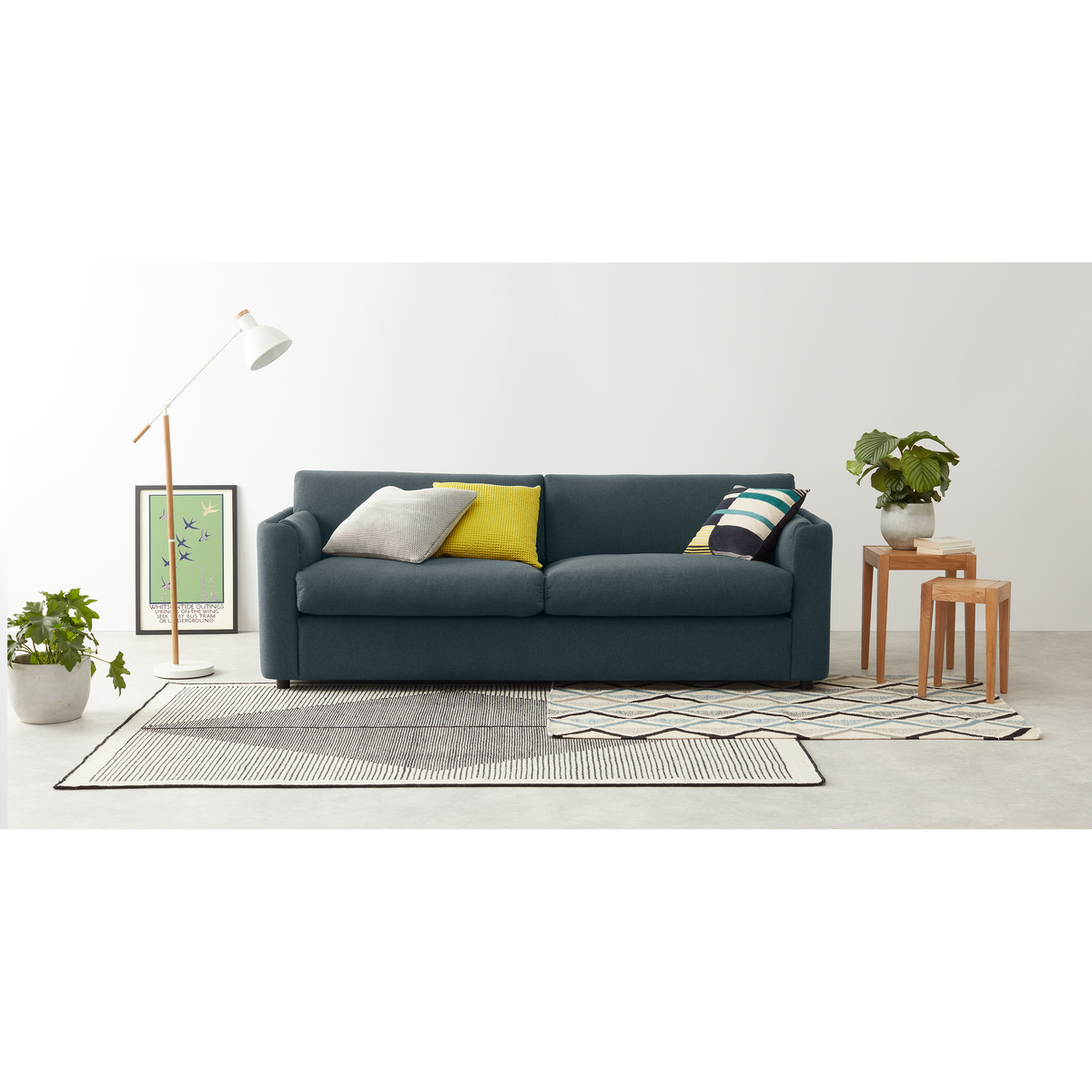 Baen 3 Seater Sofa, Aegean Blue – image 3