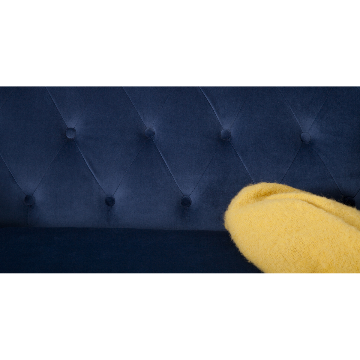 Branagh Left Hand Facing Chaise End Corner Sofa, Electric Blue Velvet – image 7