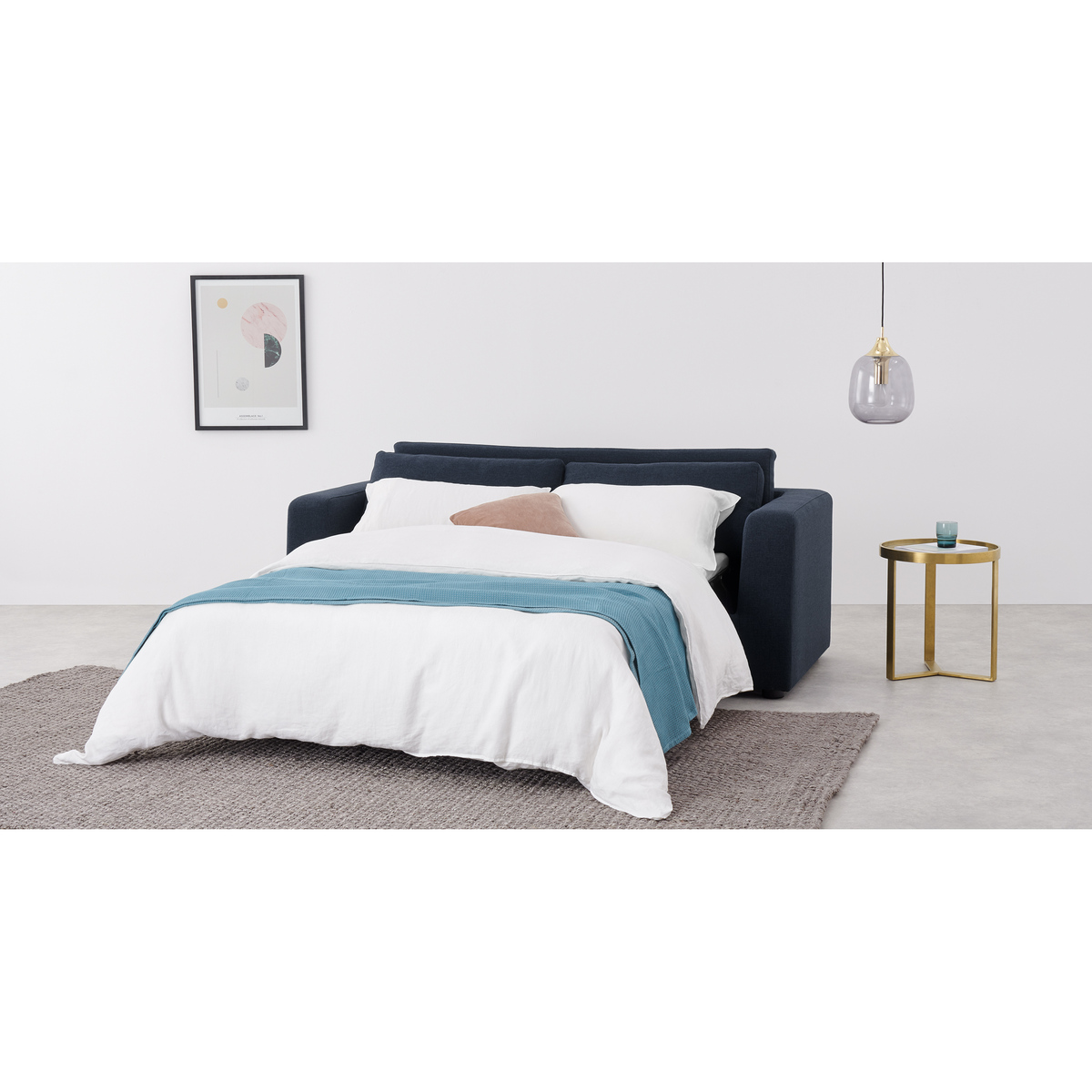 Mogen 3 Seat Sofa Bed, Storm Blue – image 8