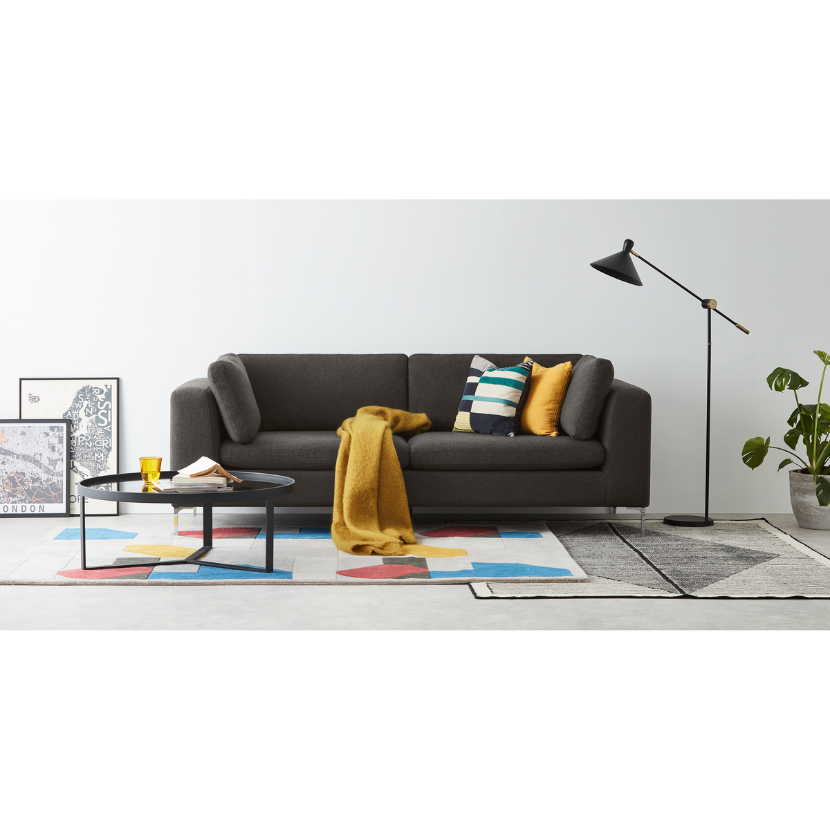 Monterosso 3 Seater Sofa, Oyster Grey – image 3