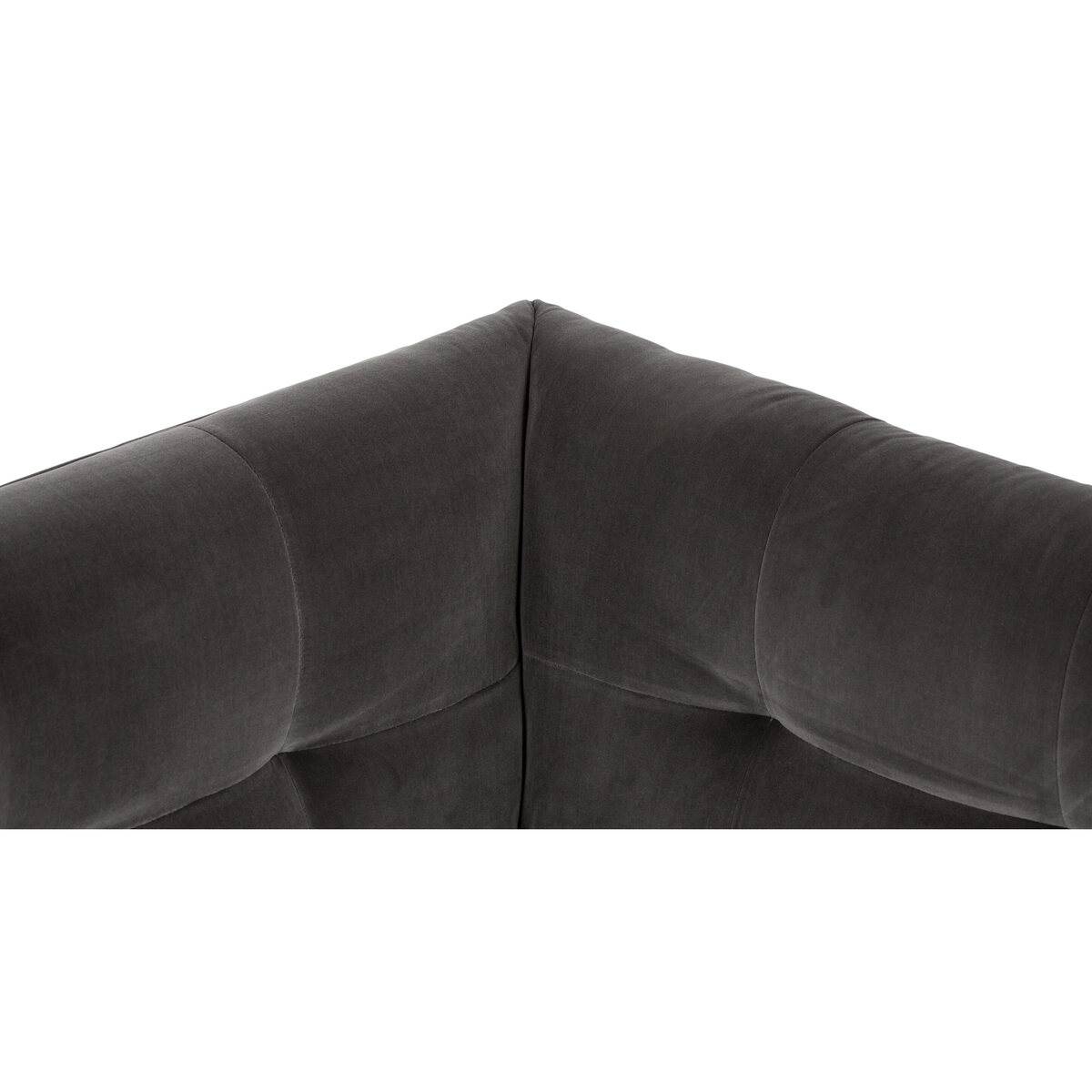 Connor 3 Seater Sofa, Concrete Cotton Velvet – image 5