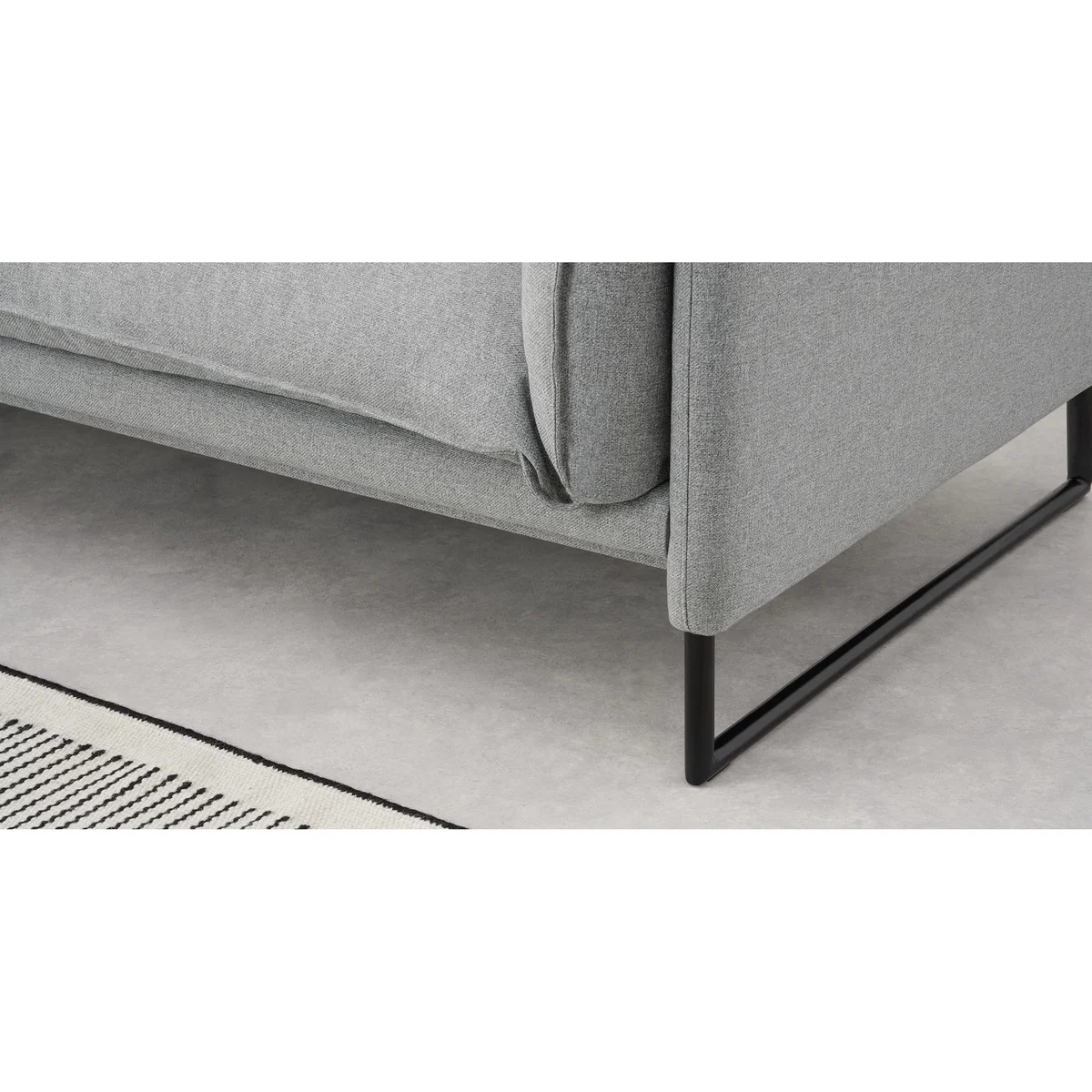 Malini 3 Seater Sofa, Mountain Grey – image 3