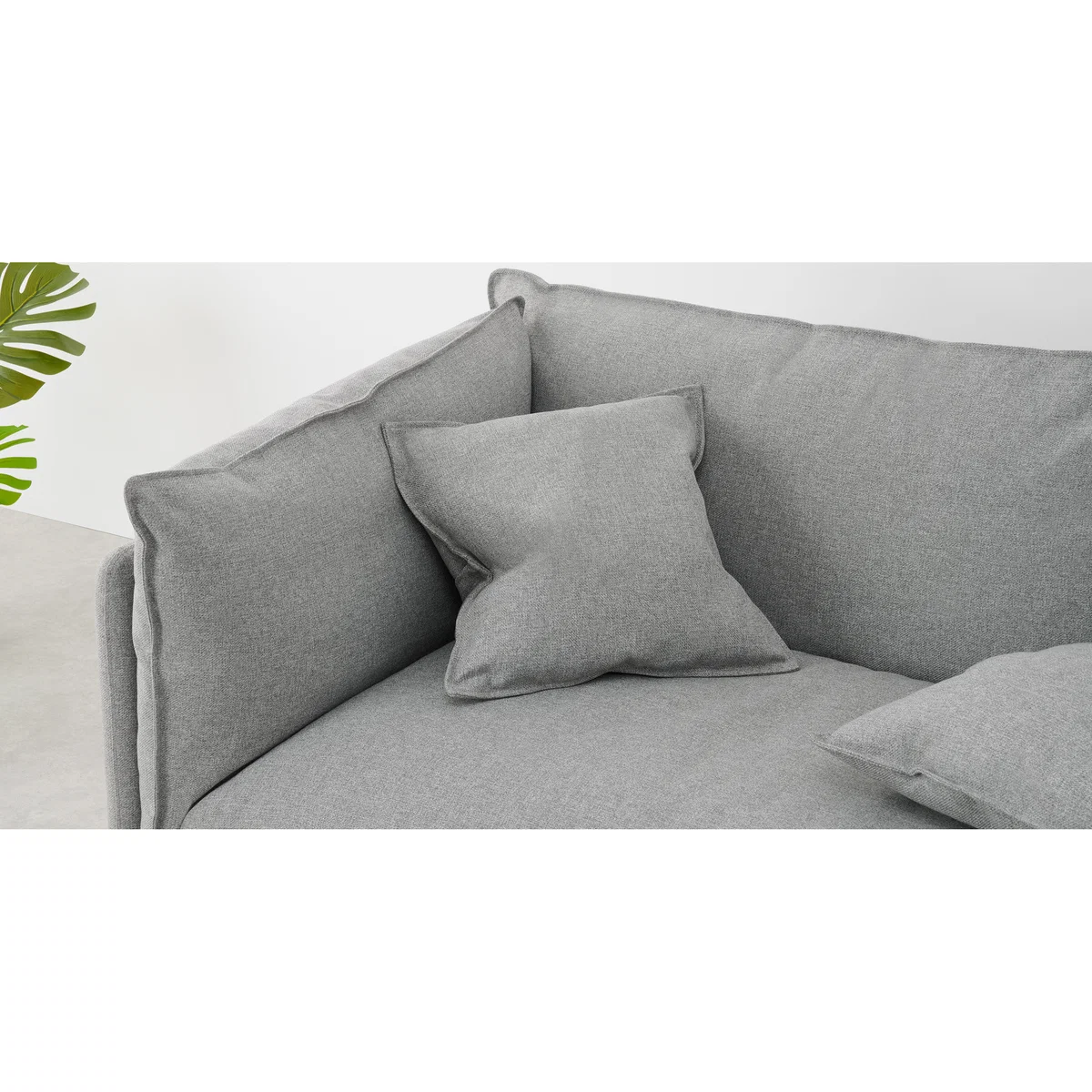 Malini 3 Seater Sofa, Mountain Grey – image 5