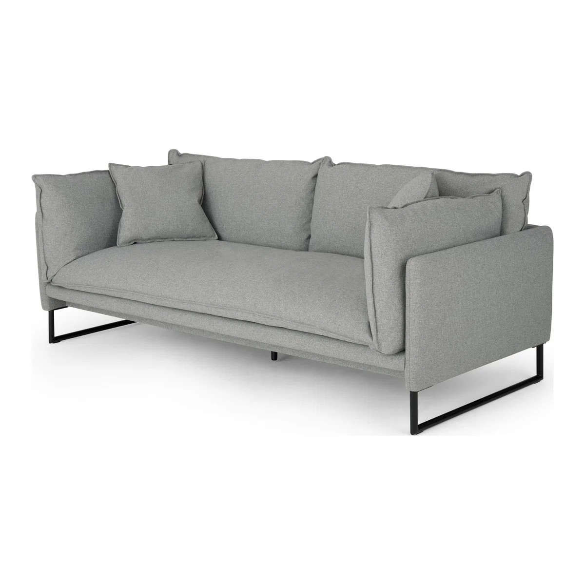 Malini 3 Seater Sofa, Mountain Grey – image 1
