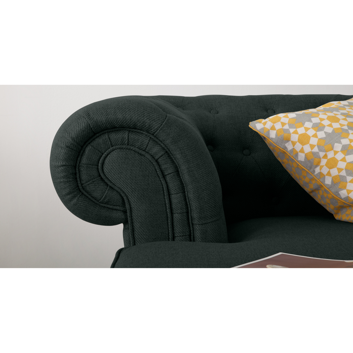 Branagh Left Hand Facing Chaise End Corner Sofa, Anthracite Grey – image 6