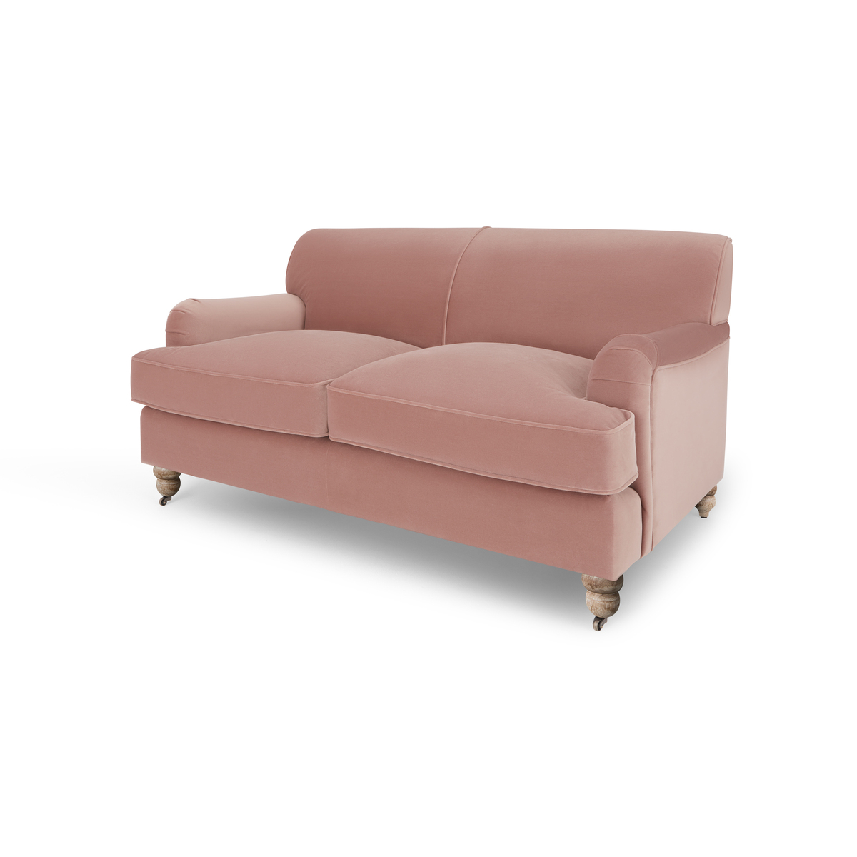 Orson 2 Seater Sofa, Vintage Pink Velvet – image 2