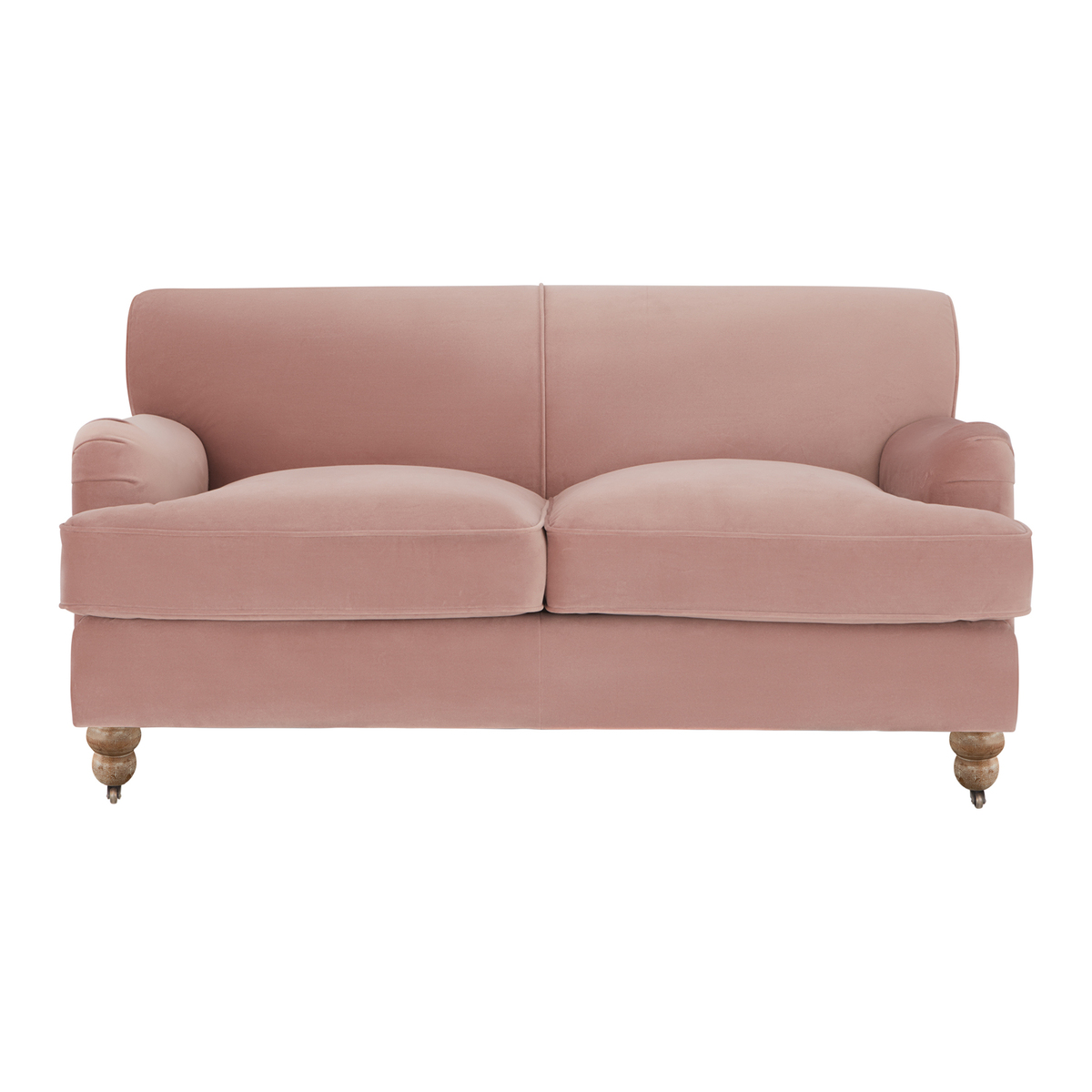 Orson 2 Seater Sofa, Vintage Pink Velvet – image 1
