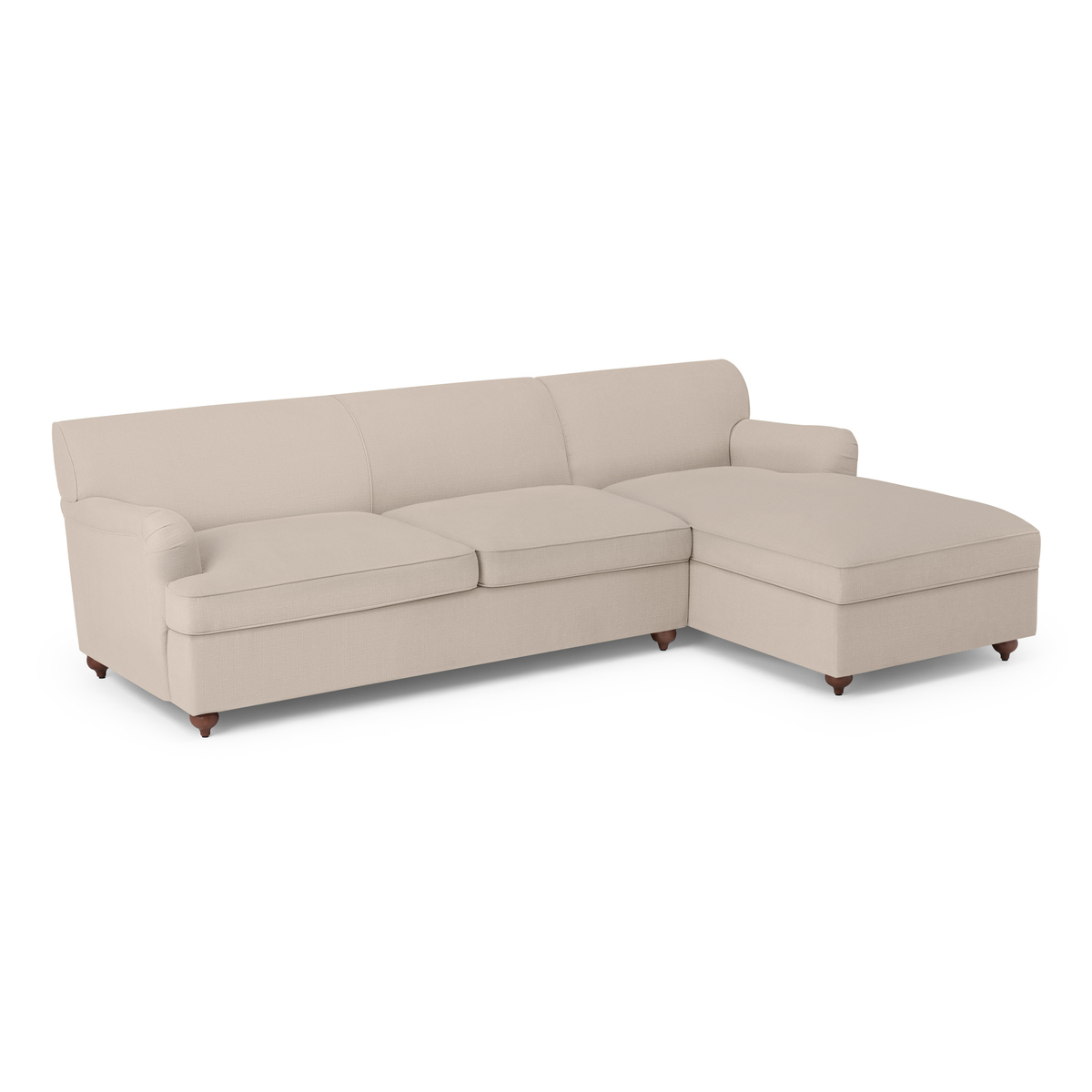 Orson Right Hand Facing Chaise End Sofa Bed, Natural Weave – image 2