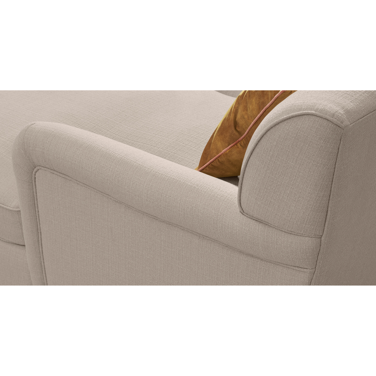 Orson Right Hand Facing Chaise End Sofa Bed, Natural Weave – image 4