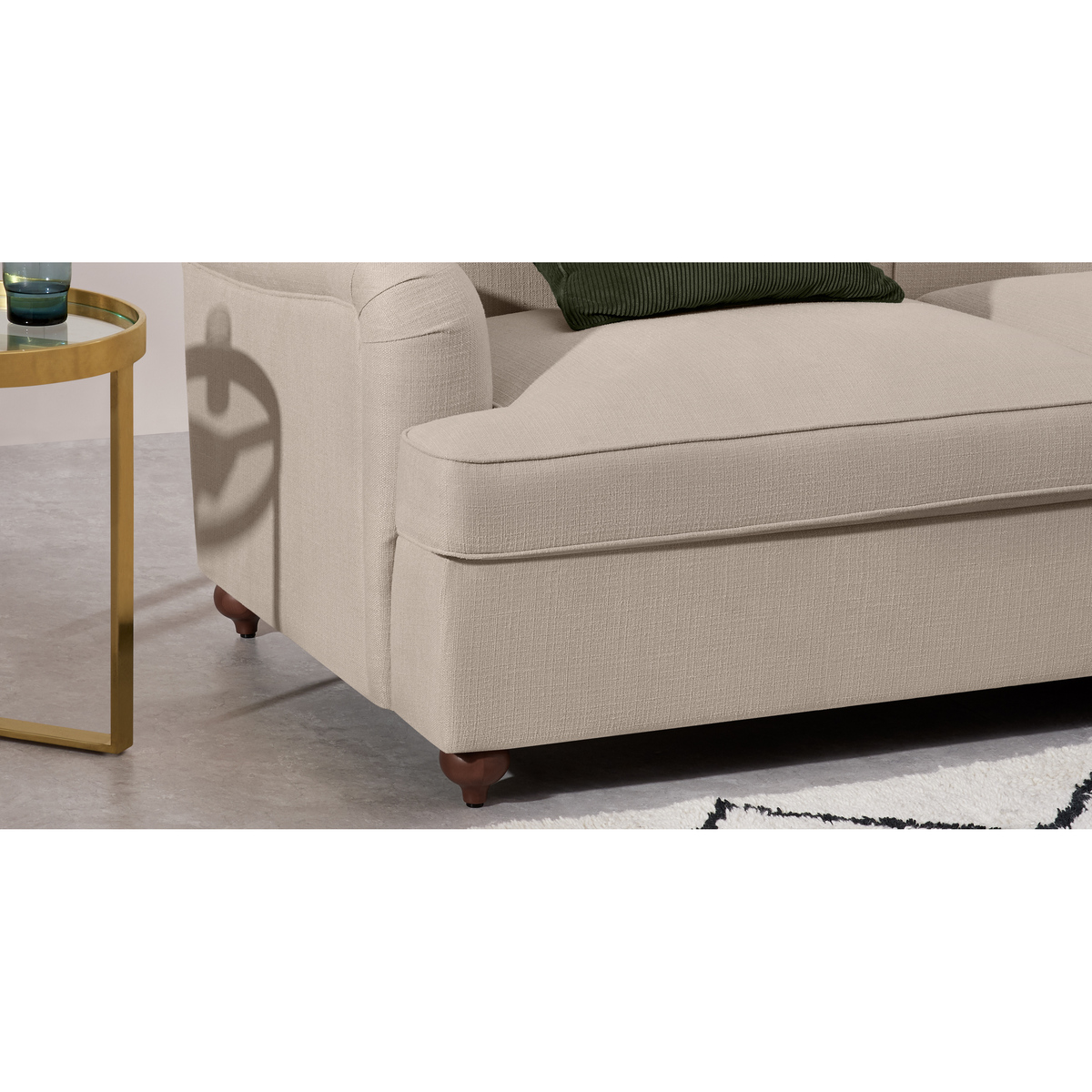 Orson Right Hand Facing Chaise End Sofa Bed, Natural Weave – image 6