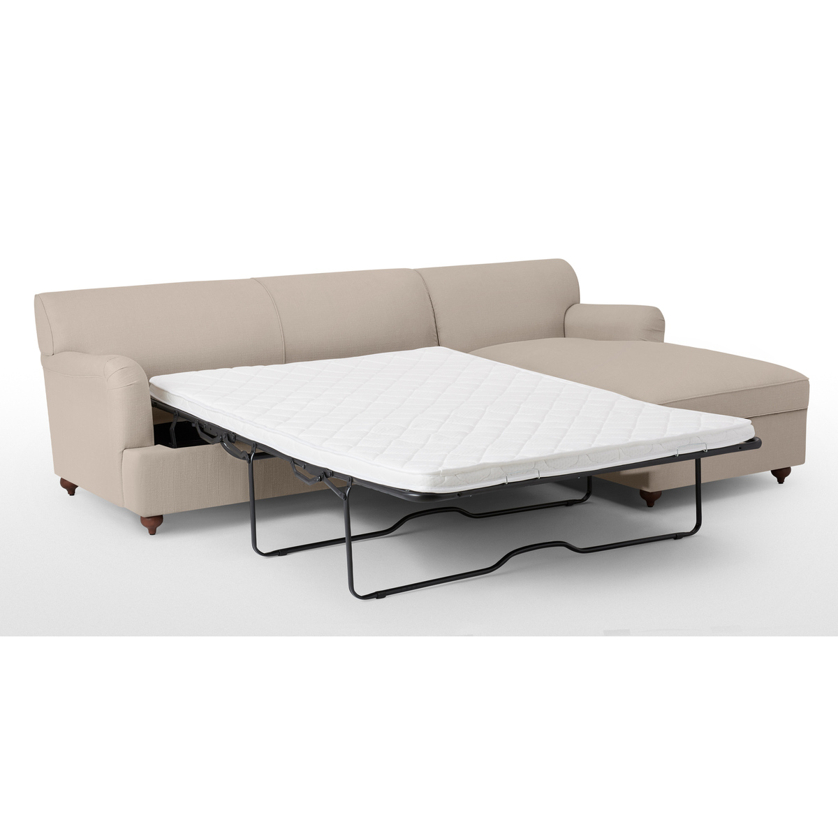 Orson Right Hand Facing Chaise End Sofa Bed, Natural Weave – image 7