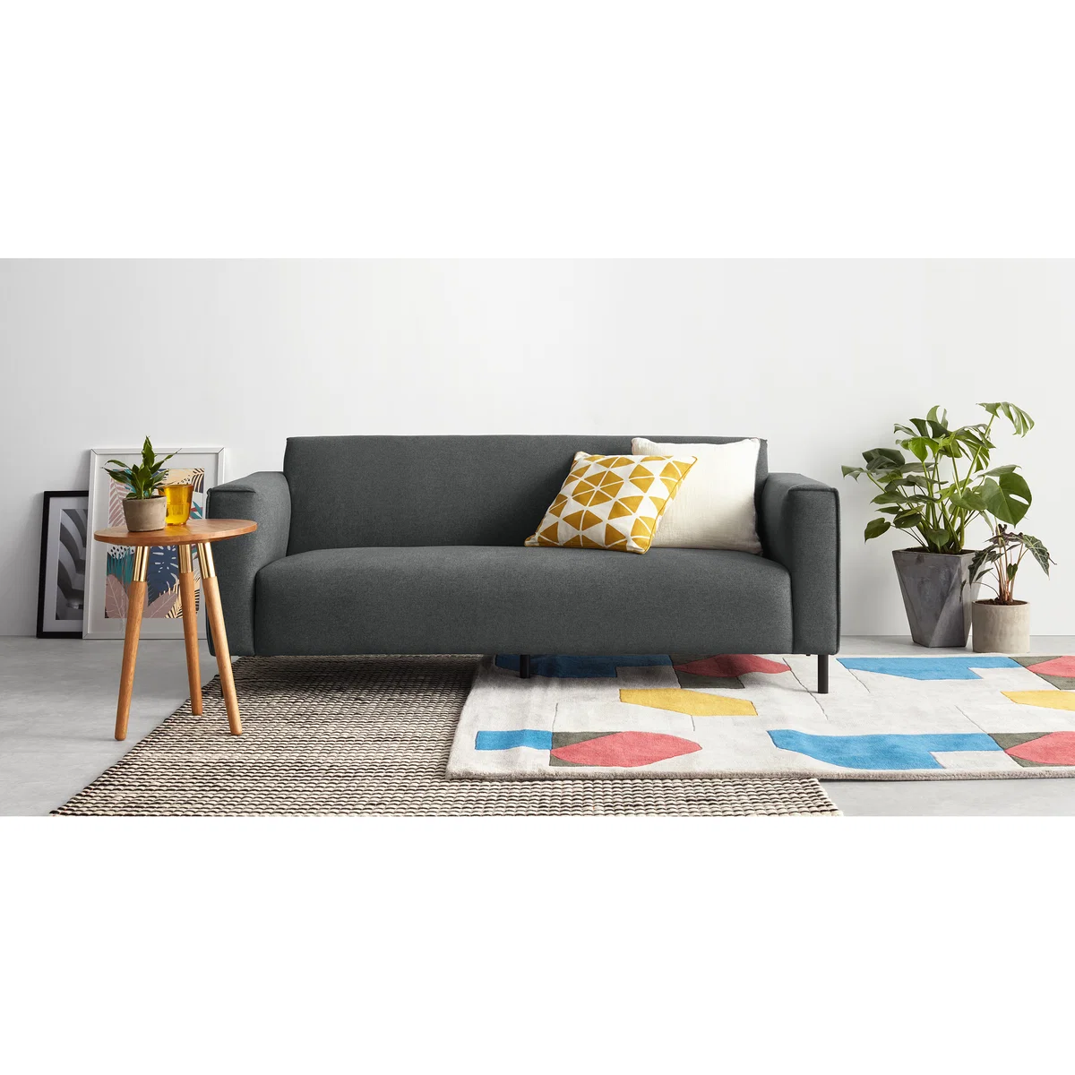 MADE Essentials Herron 3 Seater Sofa, Marl Grey – image 3