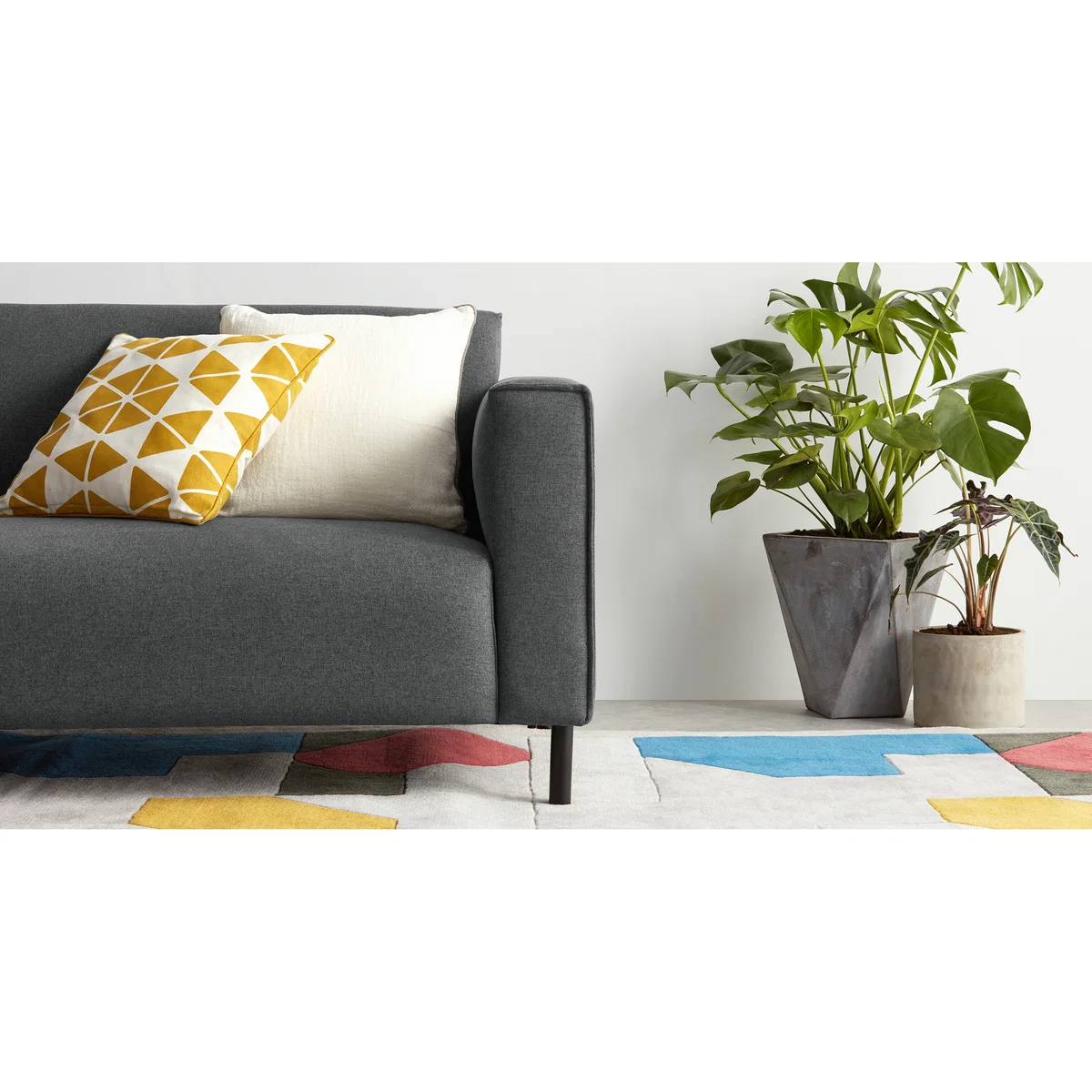 MADE Essentials Herron 3 Seater Sofa, Marl Grey – image 6