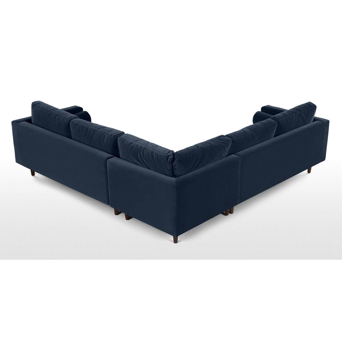 Scott Corner Sofa, Navy Cotton Velvet – image 5