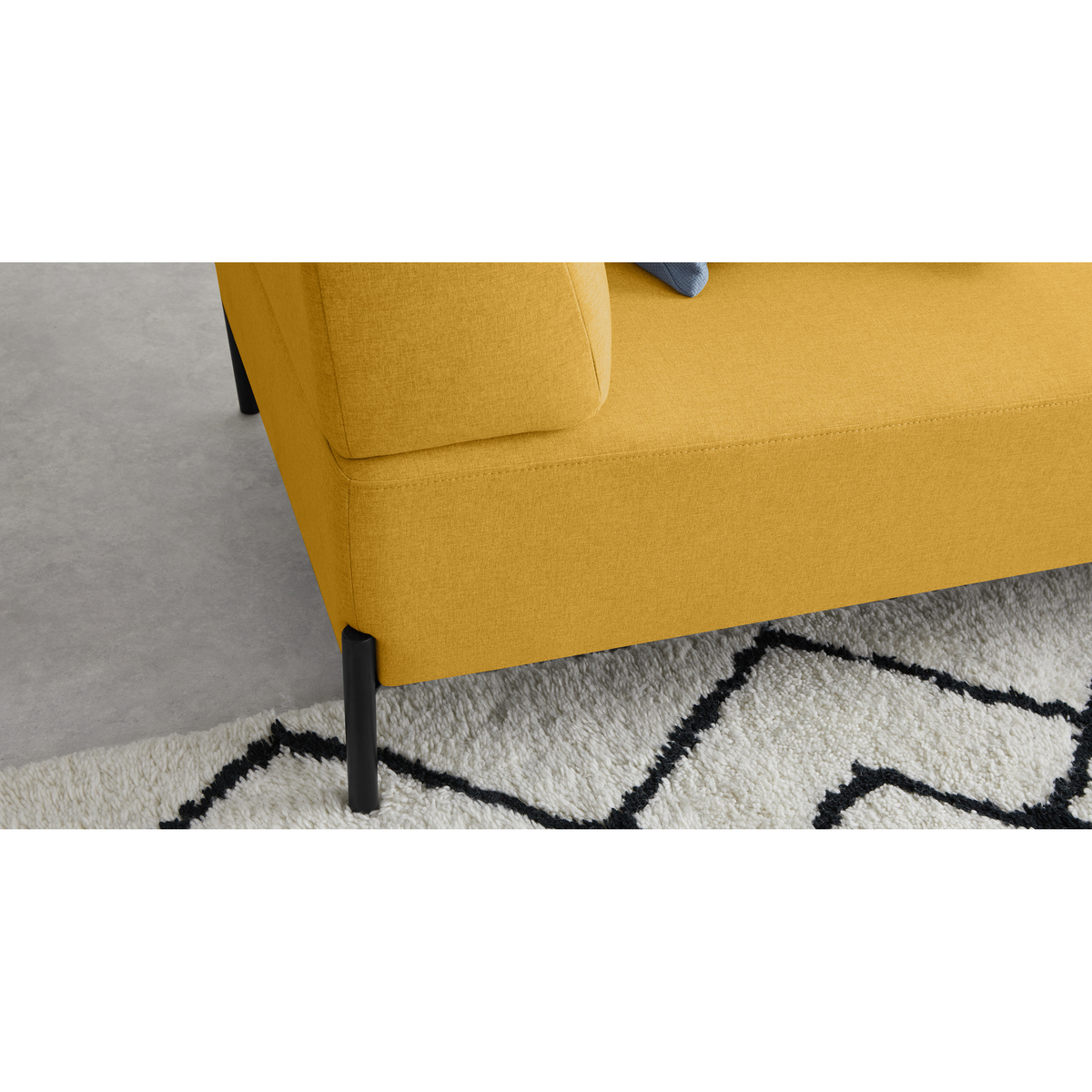 Kiva Right Hand Facing Chaise End Corner Sofa, Yolk Yellow – image 3