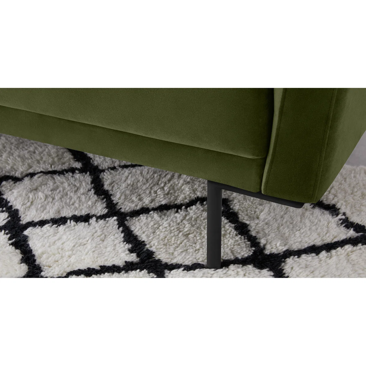Harlow Click Clack Sofa Bed, Fir Green Velvet – image 6