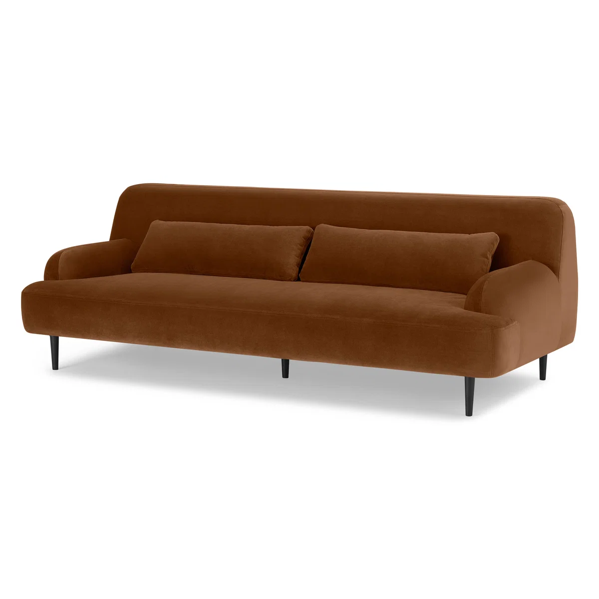 Giselle 3 Seater Sofa, Cinnamon Velvet – image 2