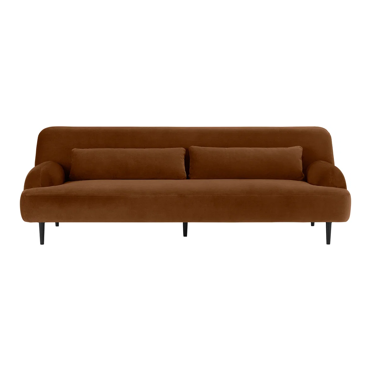 Giselle 3 Seater Sofa, Cinnamon Velvet – image 1