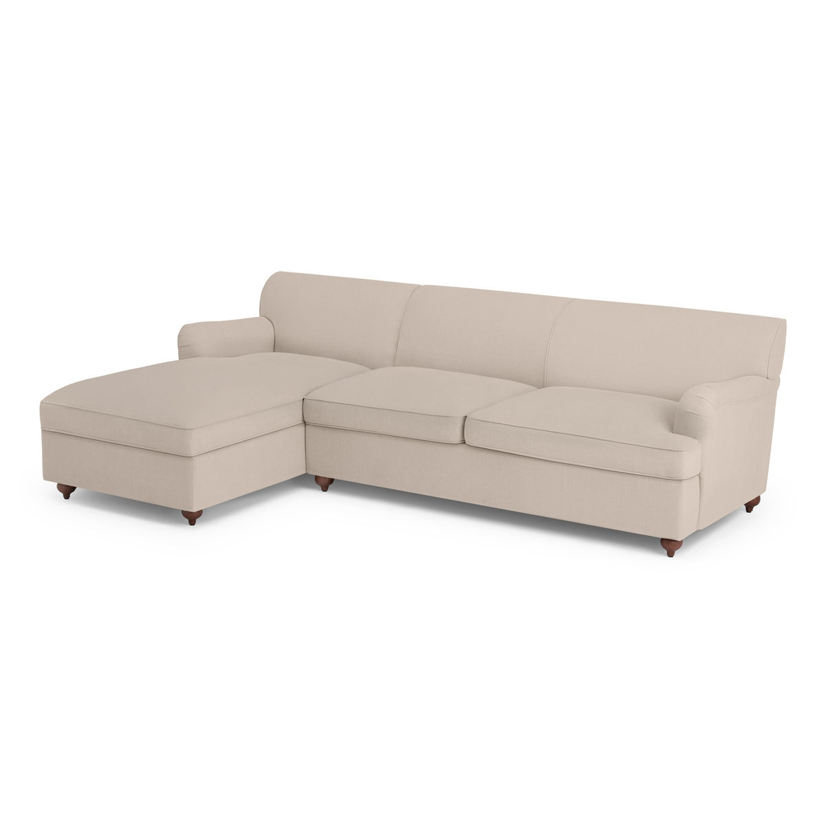 Orson Left Hand Facing Chaise End Sofa Bed, Natural Weave – image 2