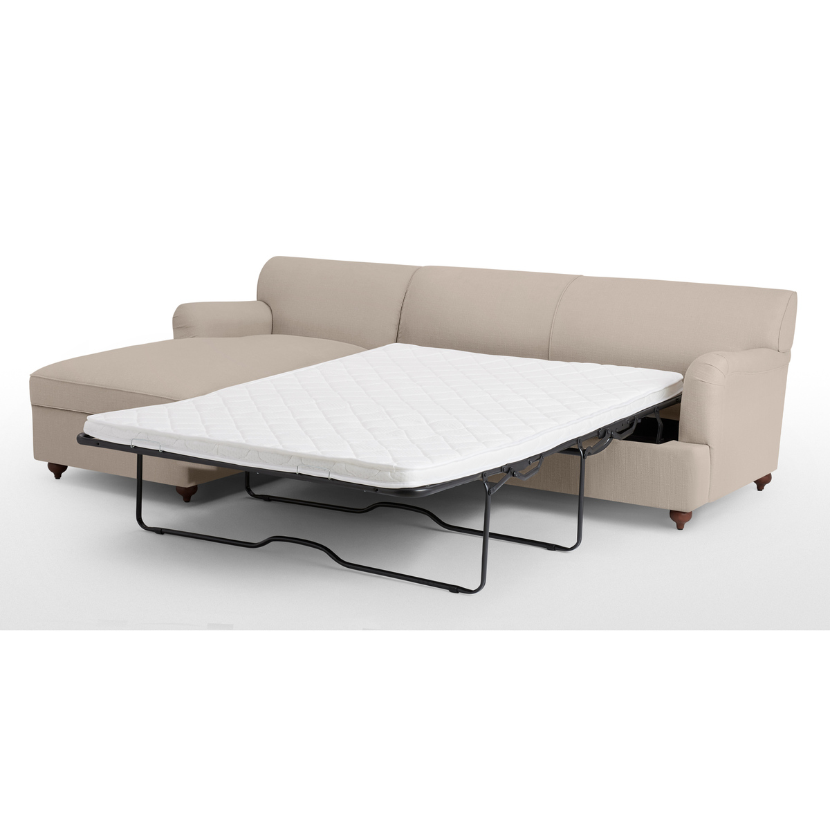 Orson Left Hand Facing Chaise End Sofa Bed, Natural Weave – image 7