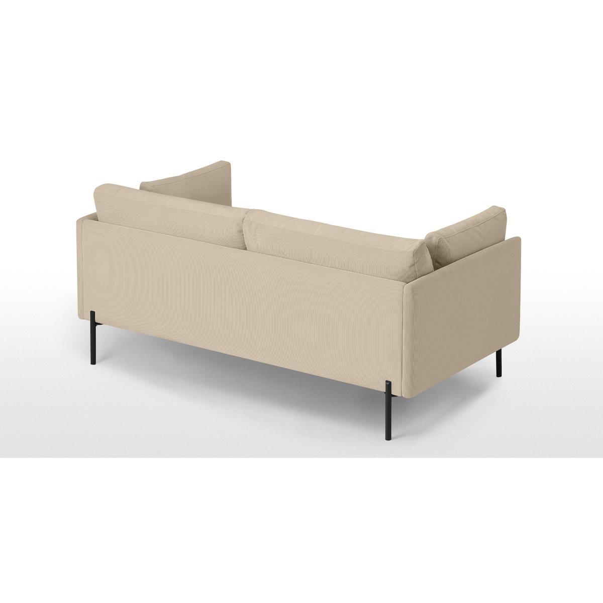 Zarina Large 2 Seater Sofa, Stone Corduroy Velvet – image 5
