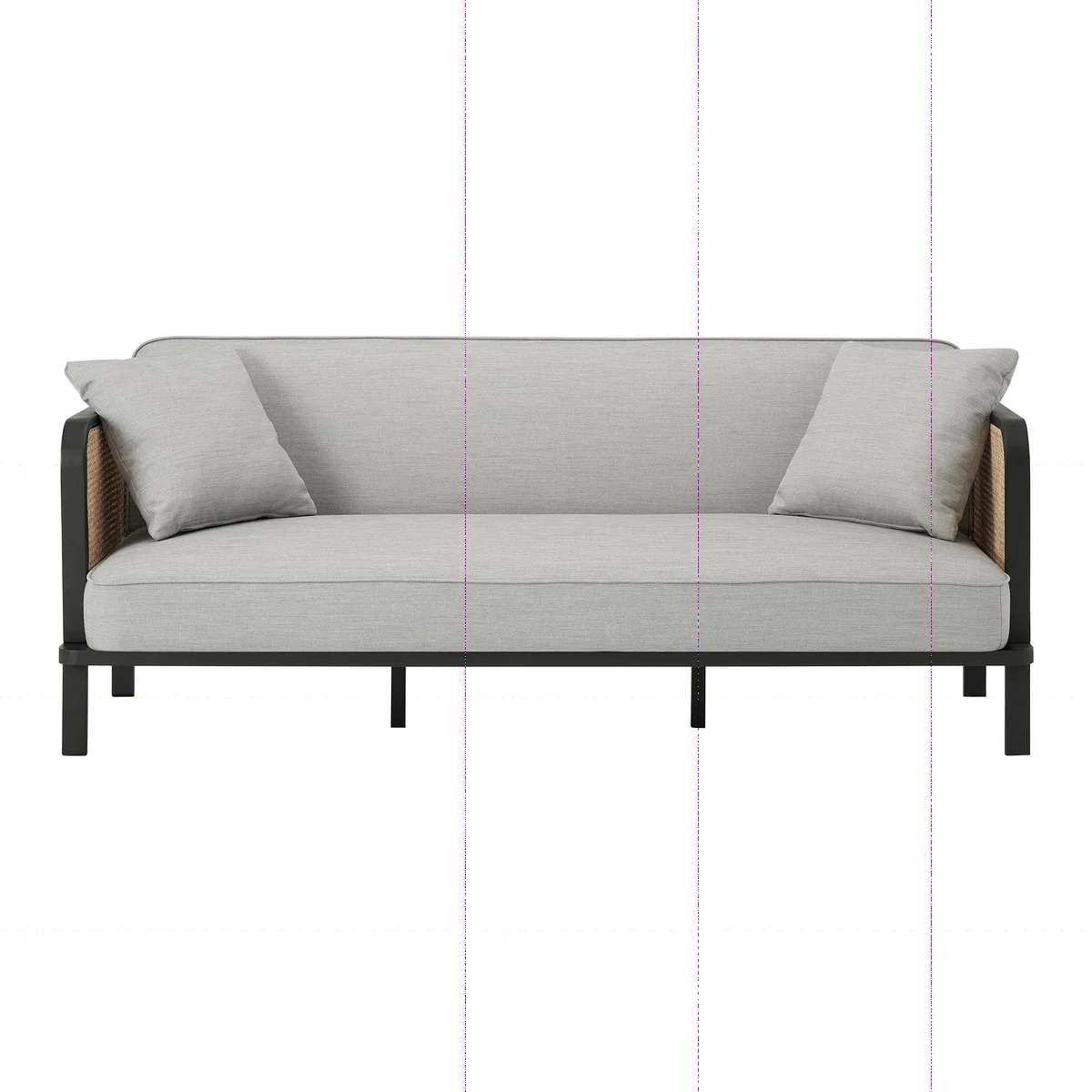 Toriko Click Clack Sofa Bed, Dove Grey – image 1