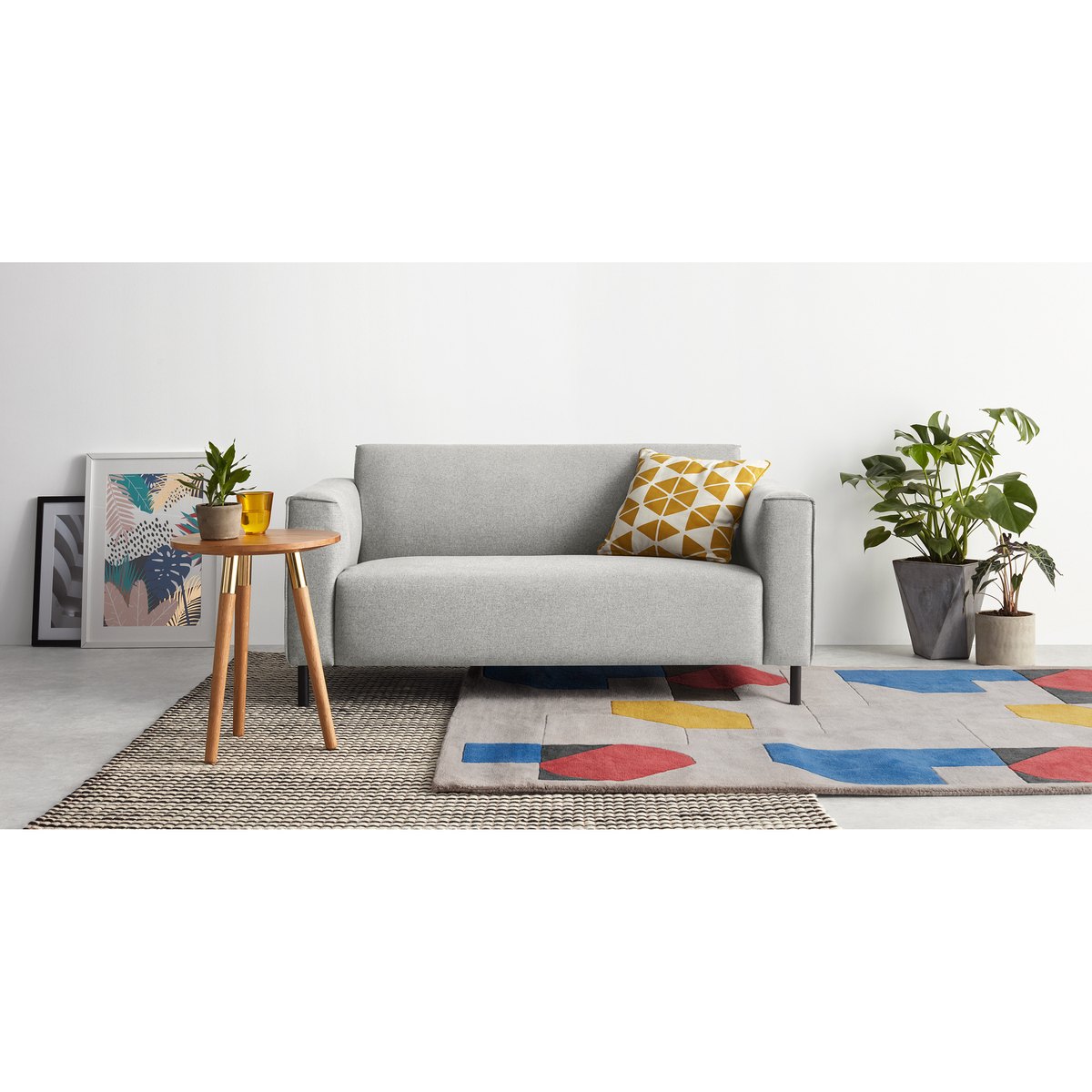 Herron 2 Seater Sofa, Hail Grey – image 3
