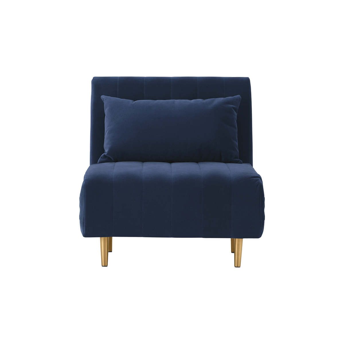 Bessie Single Sofa Bed, Royal Blue Velvet – image 1