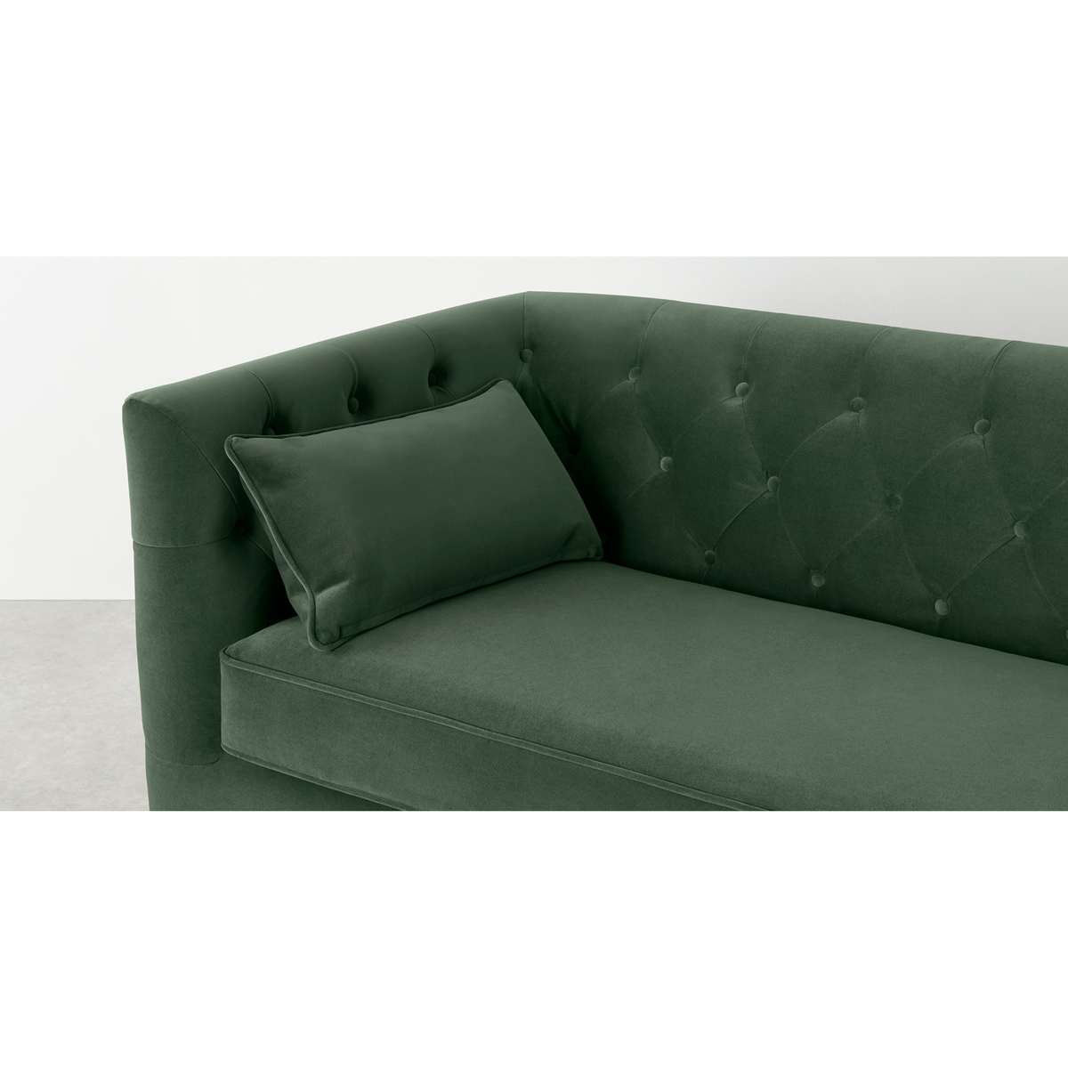 Flynn 2 Seater Sofa, Elm Green Velvet – image 6