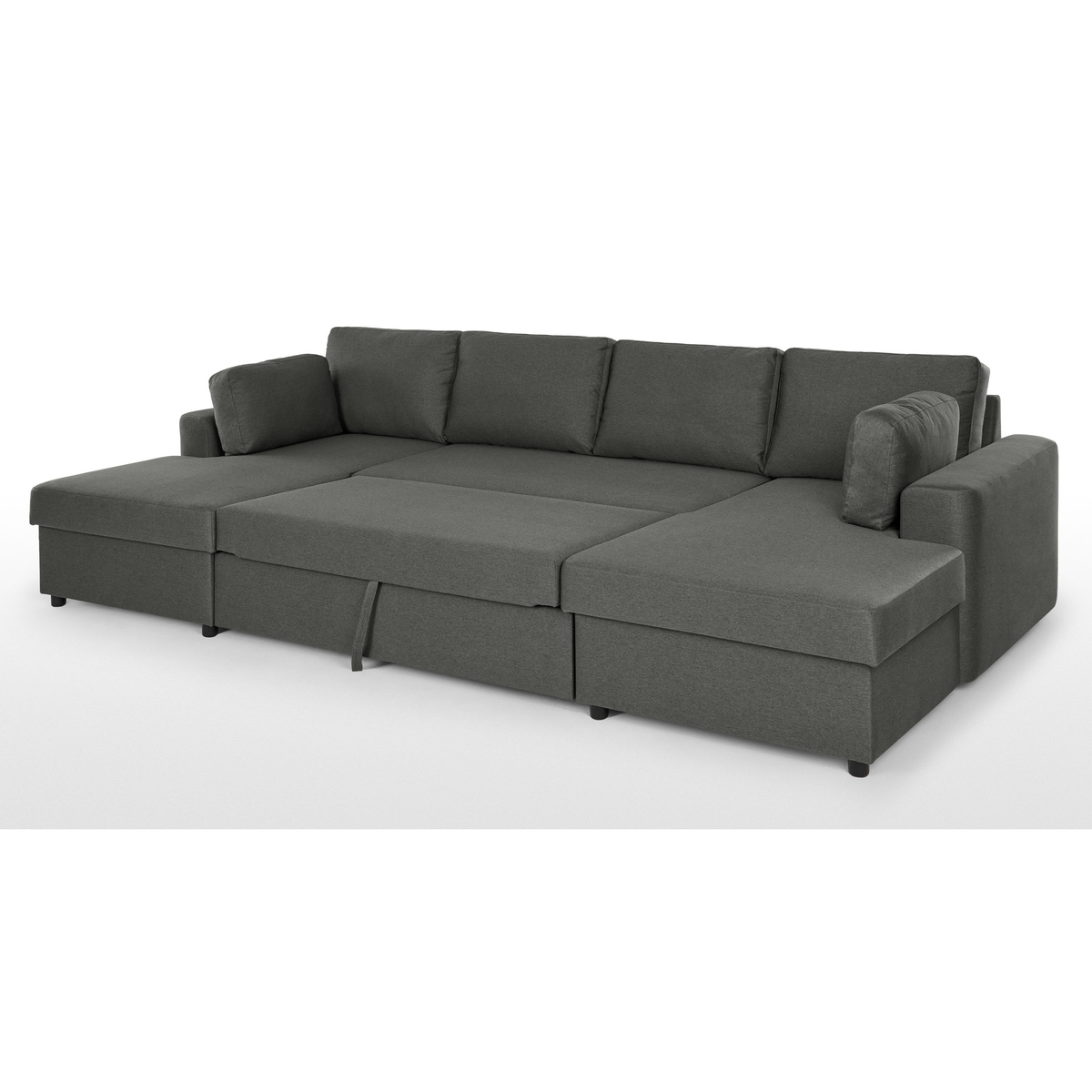 Aidian Large Corner Sofa Bed with Storage, Pigeon Grey – image 5