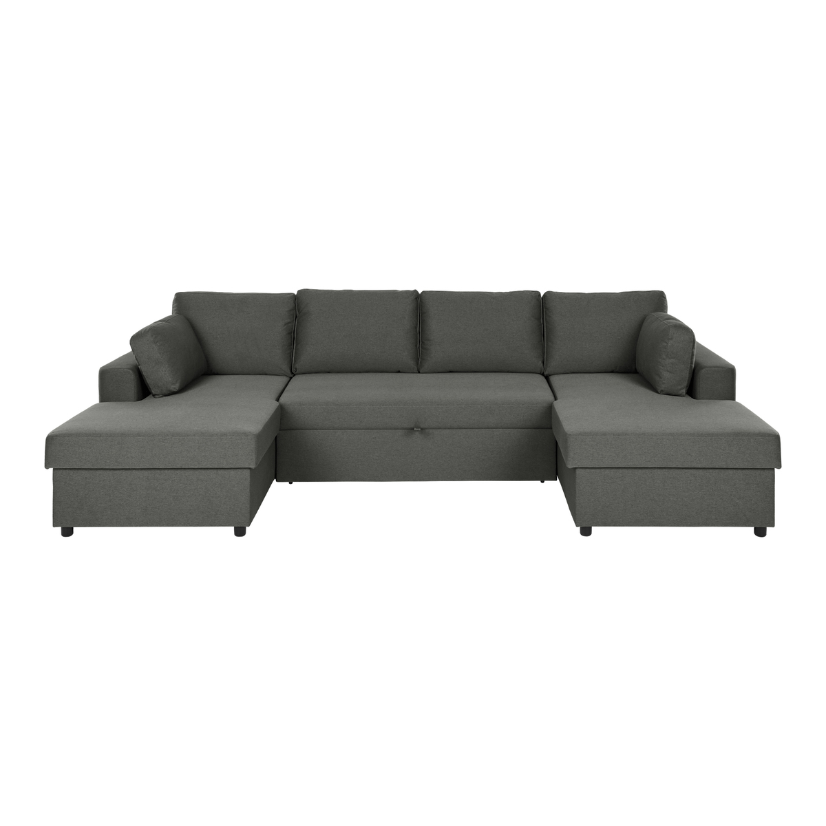Aidian Large Corner Sofa Bed with Storage, Pigeon Grey – image 2