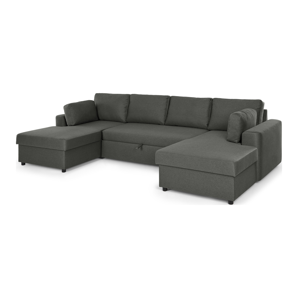 Aidian Large Corner Sofa Bed with Storage, Pigeon Grey – image 1