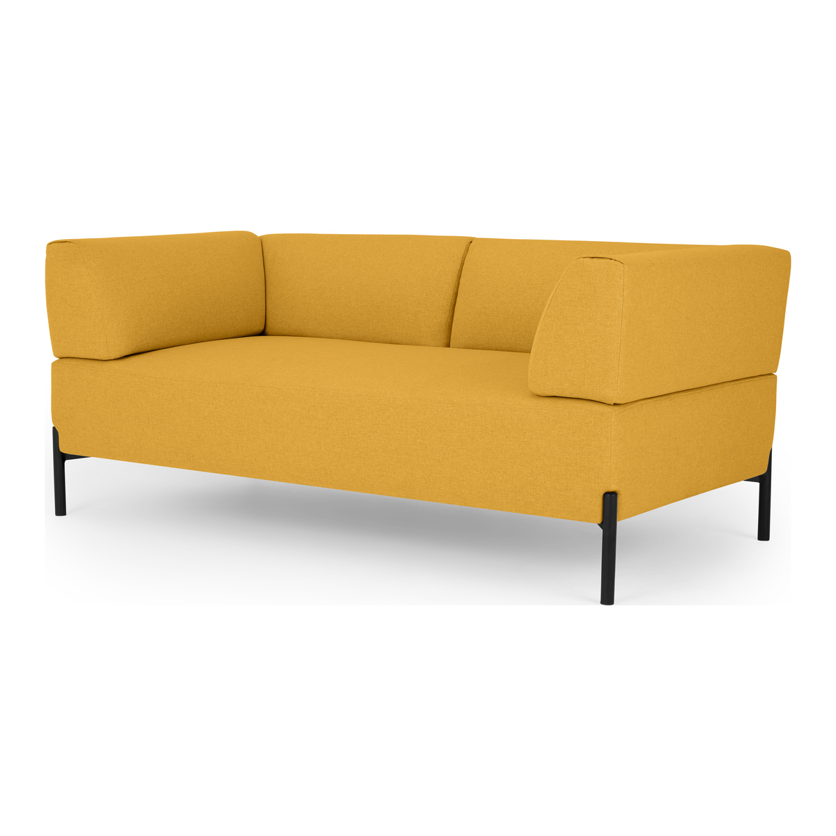 Kiva 2 Seater Sofa, Yolk Yellow – image 1
