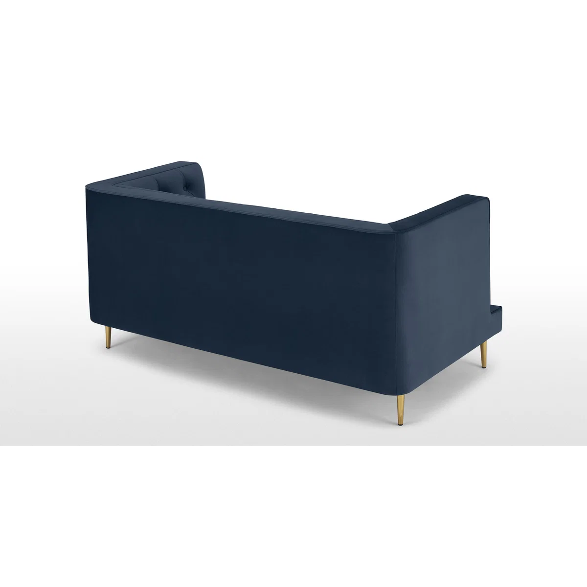 Goswell 2 Seater Sofa, Sapphire Blue Velvet – image 5