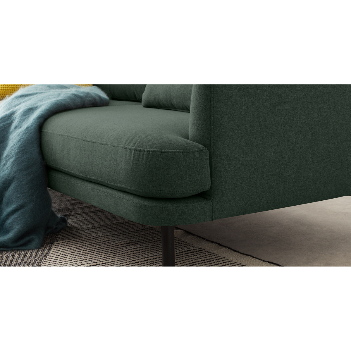 Herman 3 Seater Sofa, Woodland Green – image 3